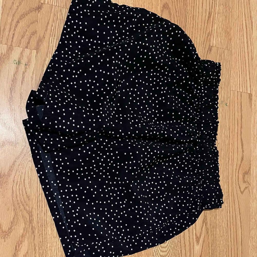 Black Polka Dot Shorts